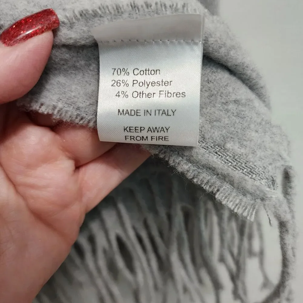 La‎ Limonia Tessuti 100% Italian Fabrics Light And Dark Gray